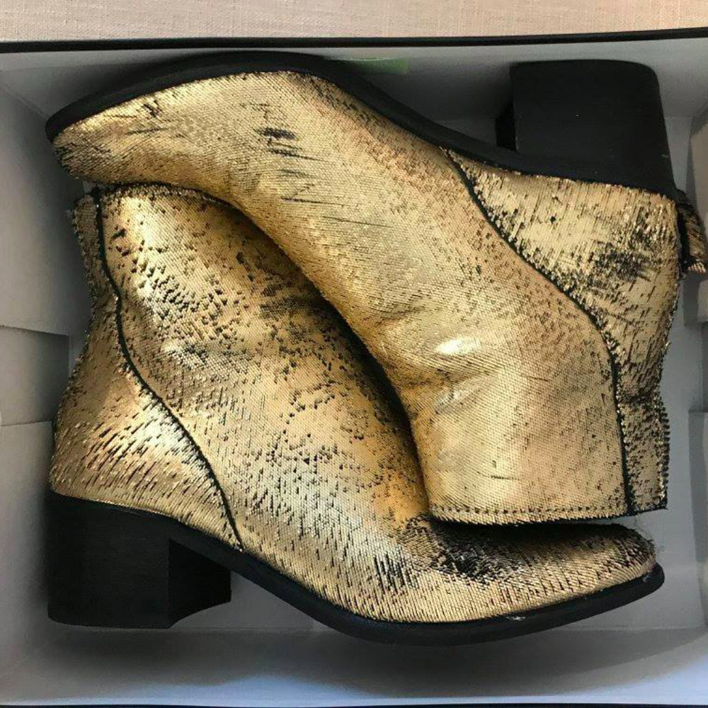Dolce Vita Gold Booties